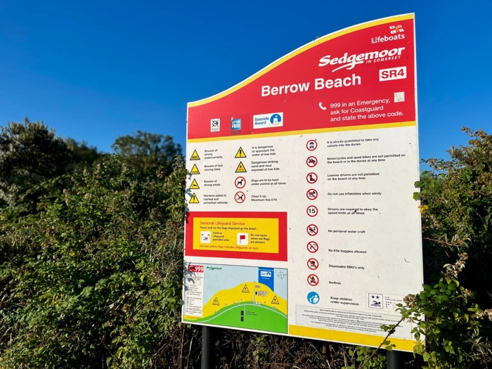 Berrow-Beach-Safety-Sign